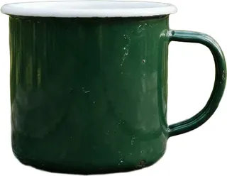 The mug on a plain white background